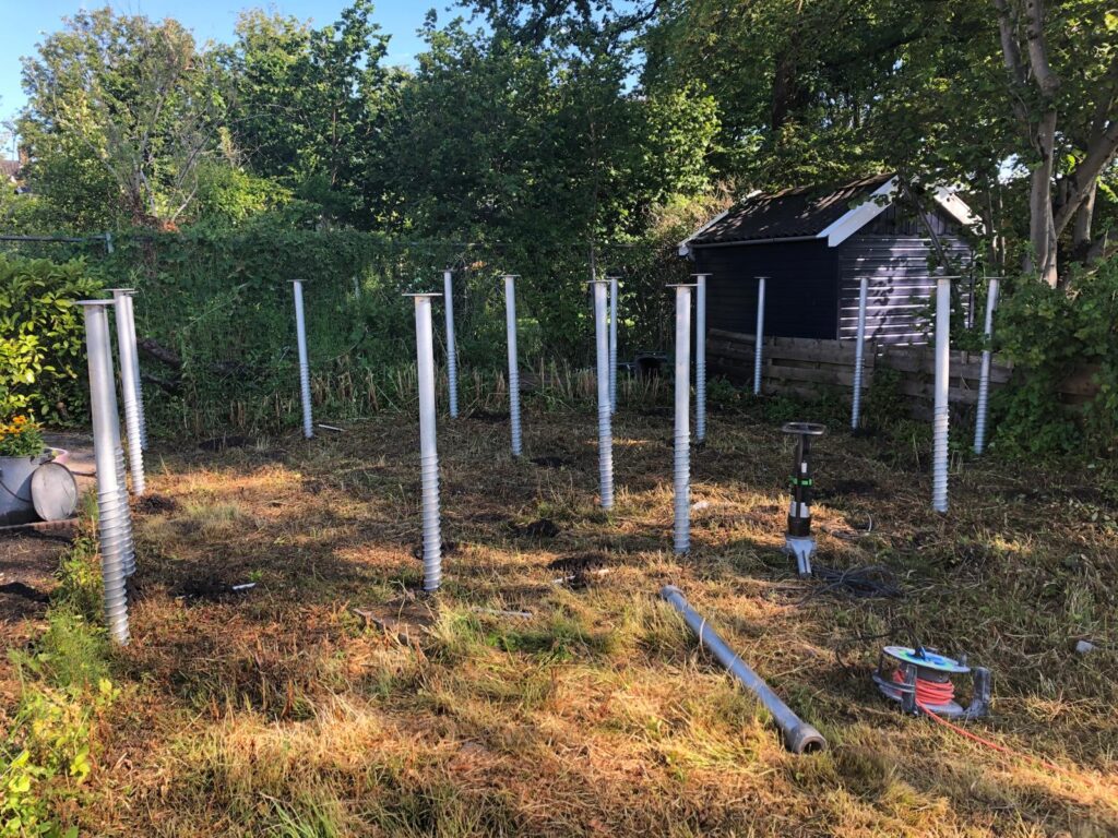 Fundering Tuinhuis 1