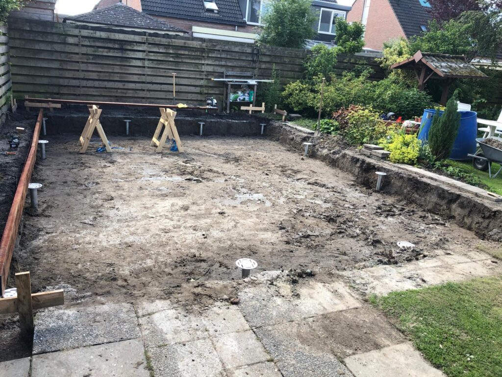 Fundering met isolerend schuimbeton 3