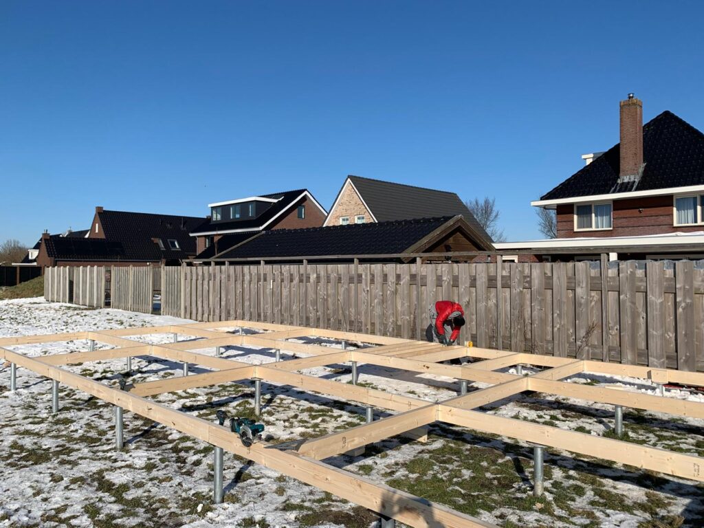 Fundering tijdelijke woning 2