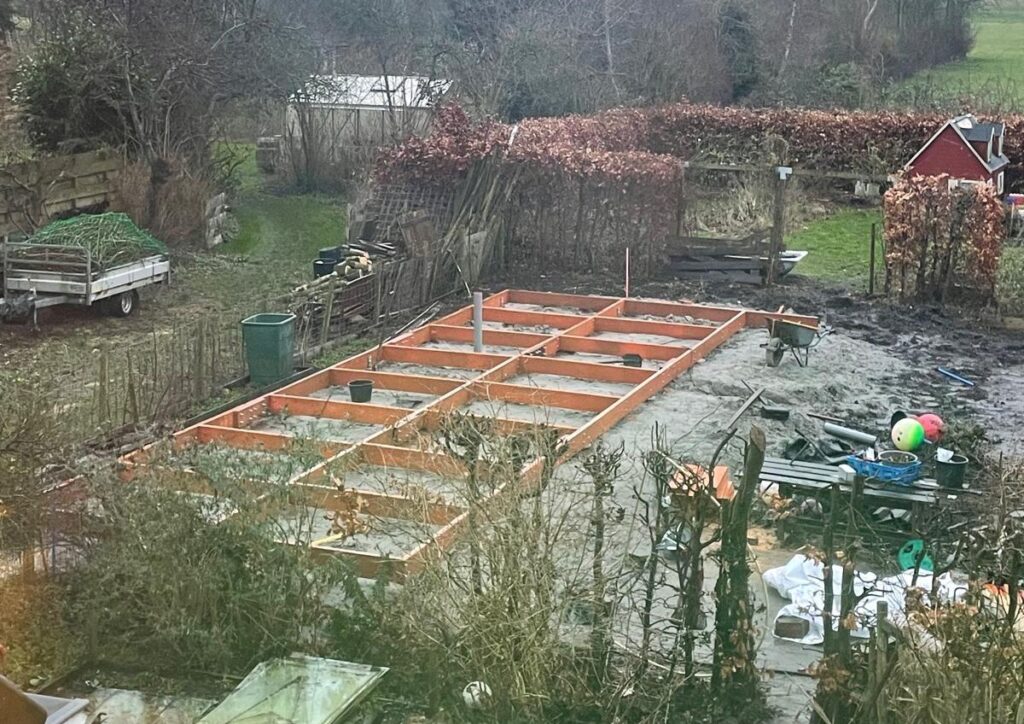 Fundering buitenverblijf 7