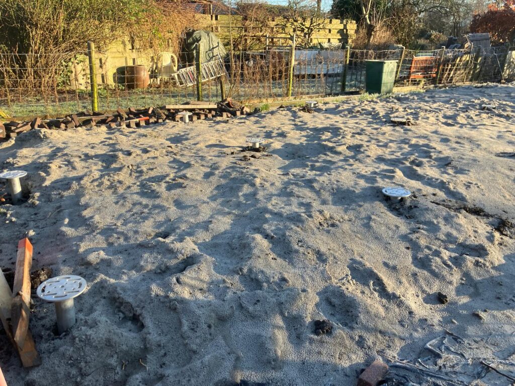Fundering buitenverblijf 4