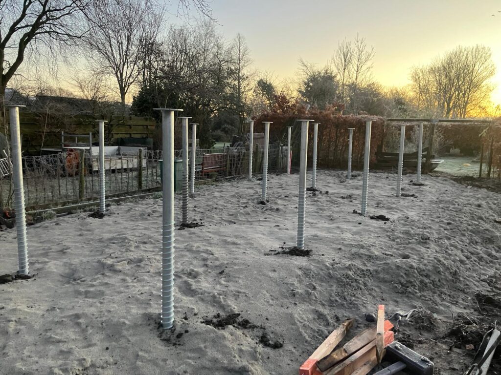 Fundering buitenverblijf 3