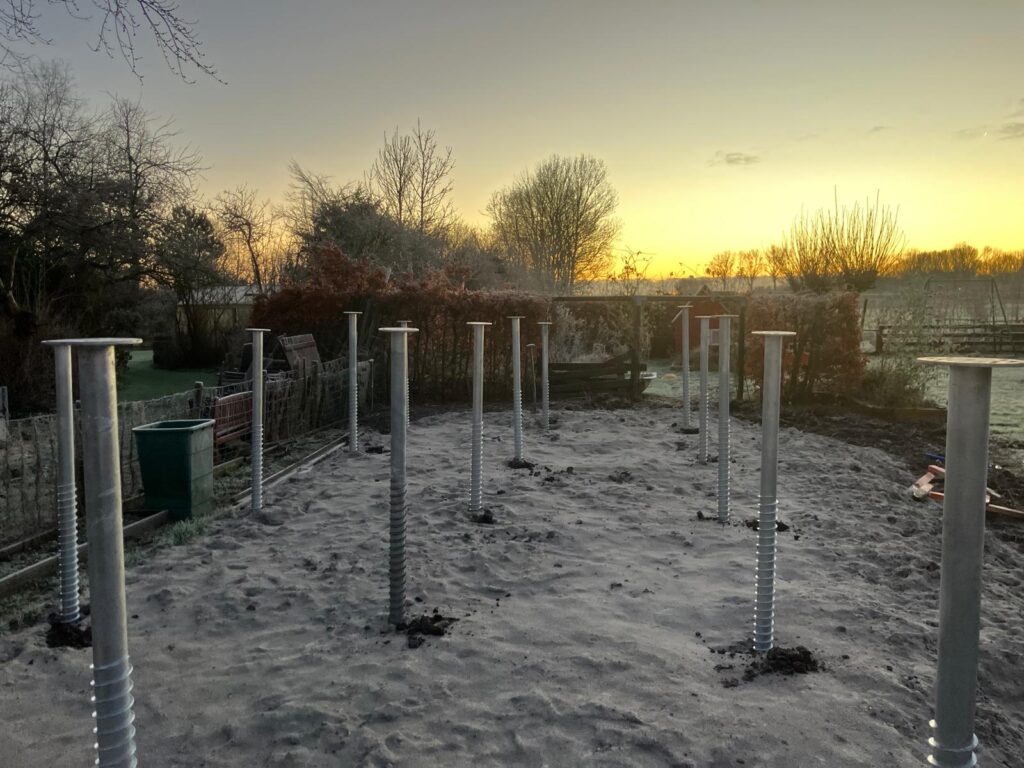 Fundering buitenverblijf 2